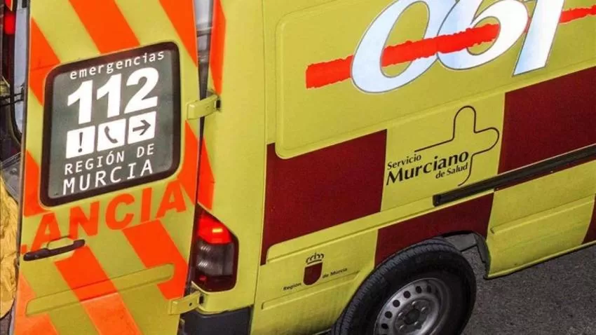 Dos heridos, uno de ellos de 93 años, en un choque frontal en Abanilla