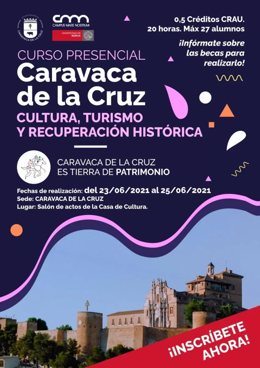 Abierto el plazo de matrícula en los cursos de verano organizados en Caravaca como nueva sede permanente de la UMU