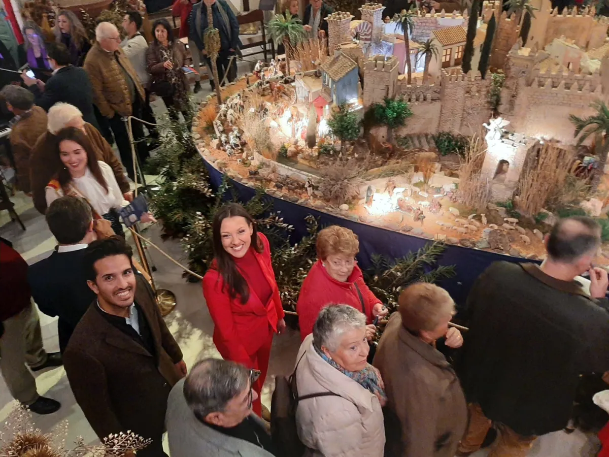 Abre sus puertas en San Juan de Dios el belén de la Peña de La Pava, con los 1.200 años de la fundación de Murcia como motivo escenográfico