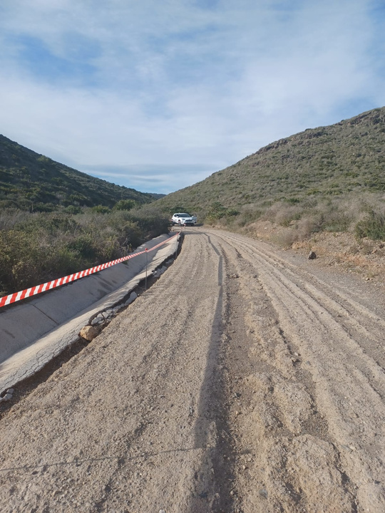 Acondicionados los accesos al Parque Regional de Calblanque dañados por la DANA Alice para facilitar el tránsito de autobuses a las playas