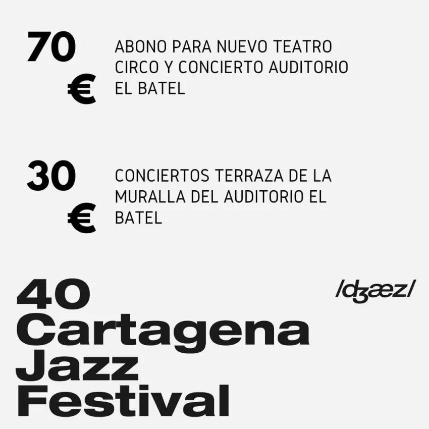 Agotados los abonos para los conciertos de sala del Cartagena Jazz Festival