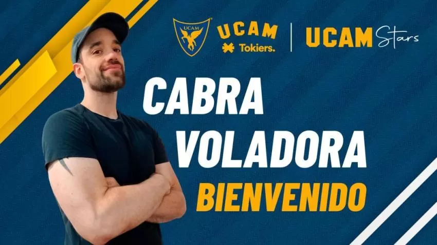 Aitor 'CabraVoladora' Gilbert se une al grupo de influencers de UCAM