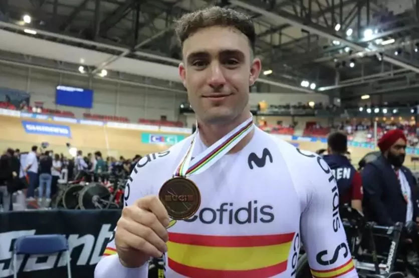Alejandro Martínez, bronce con récord en el Mundial de Pista