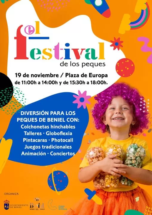 Beniel acoge el 19 de noviembre 'El Festival de los Peques'