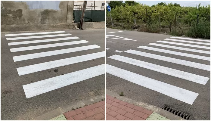 Burlas por tres pasos de cebra que no llevan a ningún sitio en Murcia