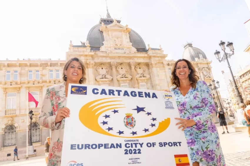 Cartagena consigue la declaración de Ciudad Europea del Deporte 2022