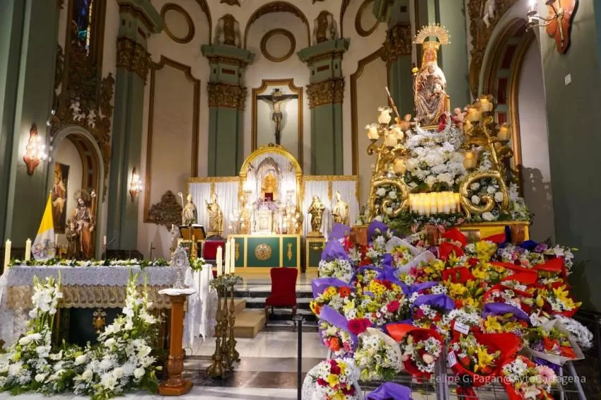 Cartagena realiza su tradicional función votiva a los Cuatro Santos