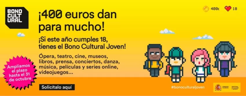 Cómo solicitar y gastar el bono cultural joven