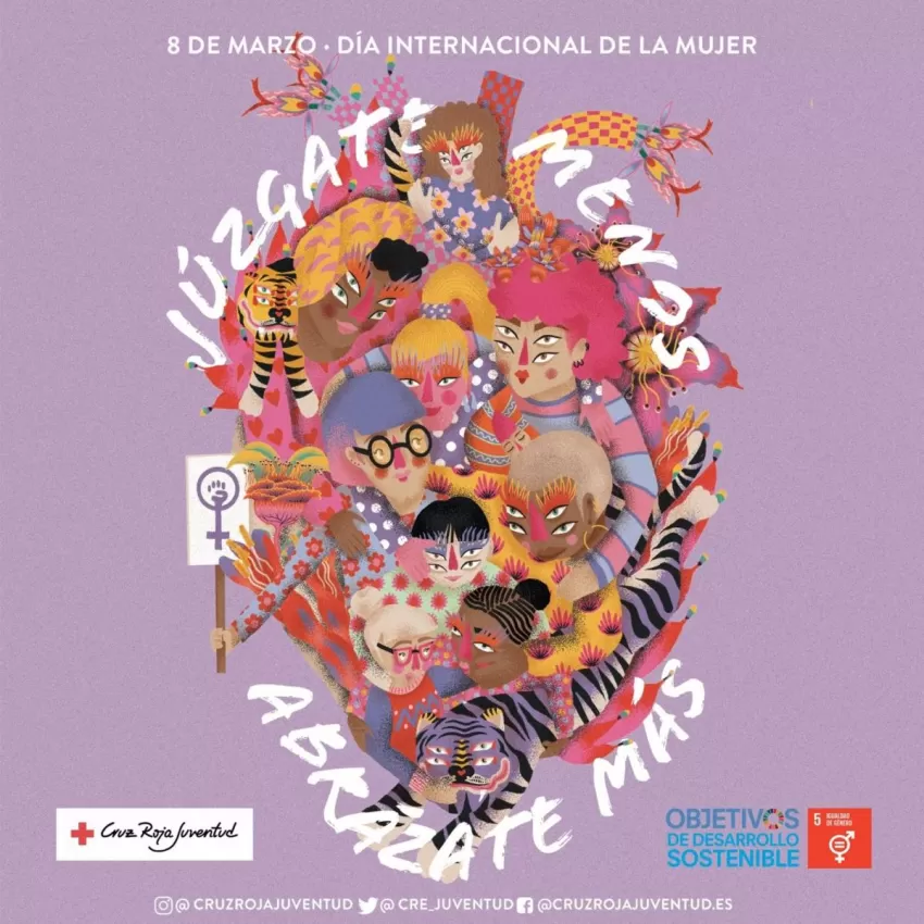 Cruz Roja pone en marcha la campaña 'Júzgate menos, abrázate más' para conmemorar el Día Internacional de la Mujer