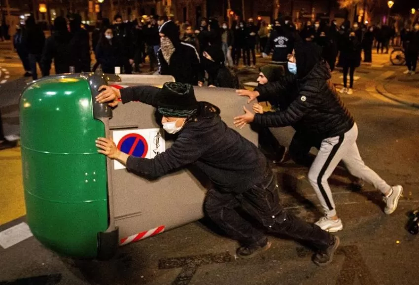Nueva noche de altercados en las calles de Madrid
