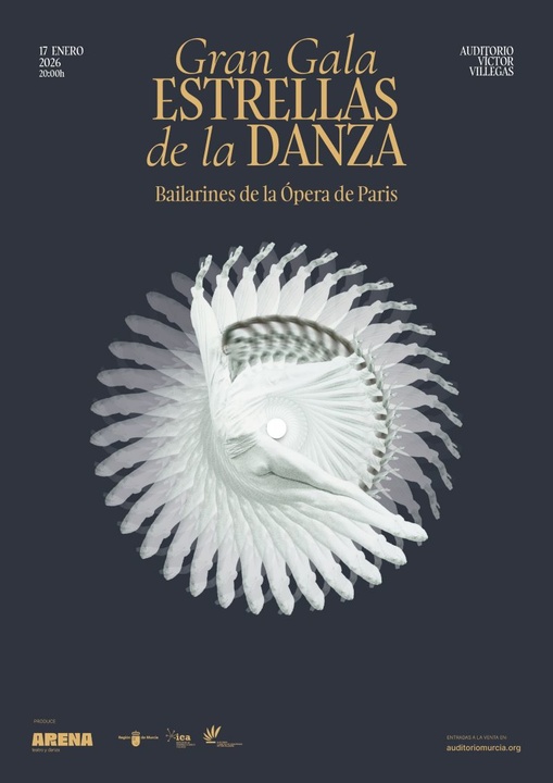 La Gran Gala Estrellas de la Danza trae a Murcia solistas del Ballet de la Ópera de París este sábado 17 de enero