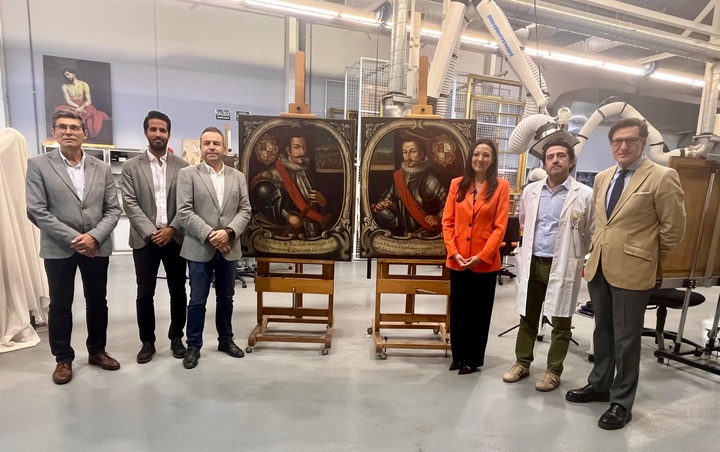 Cultura recupera para Abanilla los retratos históricos de los Rocafull, figuras clave en el origen del señorío de la villa