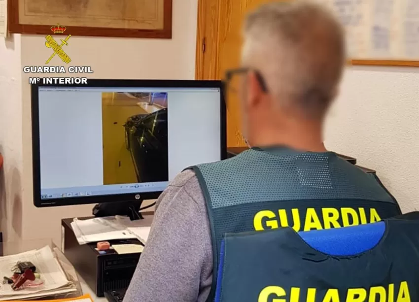 Detenido en Cieza por dañar varios vehículos de Policía Local y de la Guardia Civil