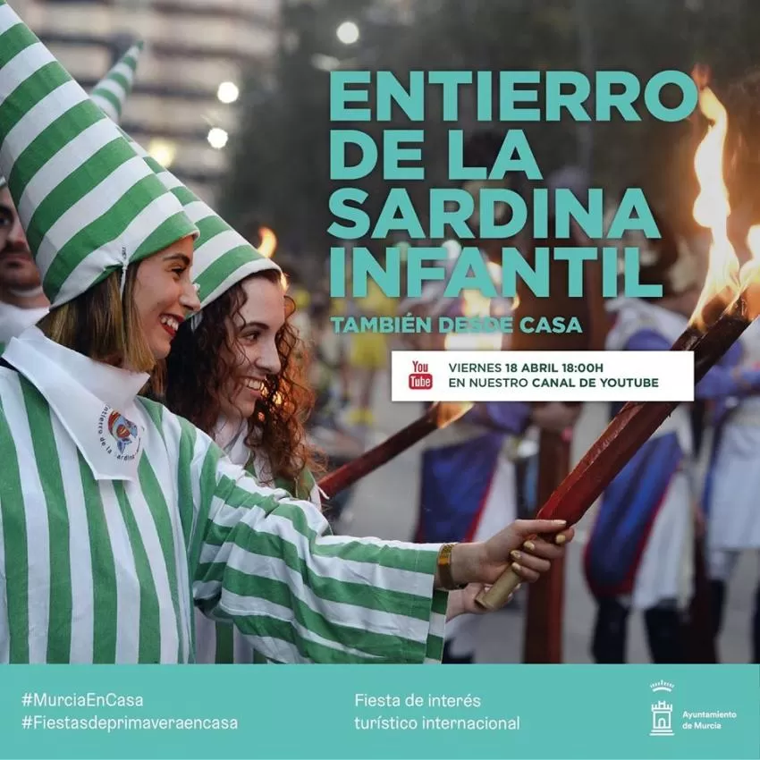 Disfruta del Entierro de La Sardina infantil vía Youtube