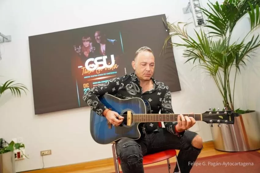 El artista Jesús Ríos inicia su gira 'Toda la vida' a beneficio del Banco de alimentos de Cartagena