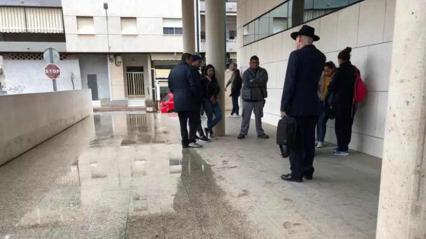 El aviso amarillo suspende clases y acciones judiciales en San Javier