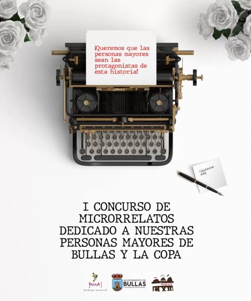 El Ayuntamiento convoca el I Concurso de Microrrelatos sobre Mayores de Bullas y La Copa