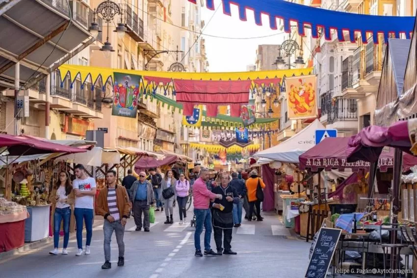 El Ayuntamiento de Cartagena saca a licitación la gestión del Mercado Medieval durante los próximos tres años