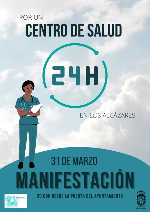 El Ayuntamiento de Los Alcázares convoca una manifestación para pedir un Centro de Salud 24 horas