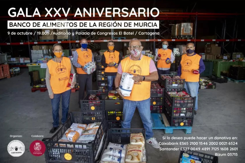 El Banco de Alimentos de la Región de Murcia celebra su 25 aniversario