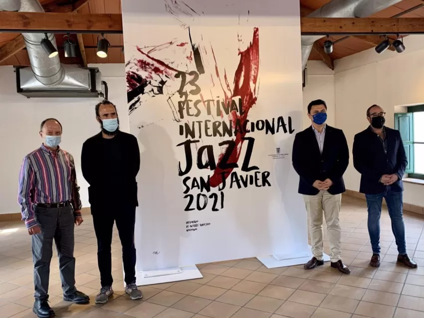 El cartel del 23 Festival Internacional de Jazz de San Javier rinde homenaje a la creatividad del pintor Luis Feito