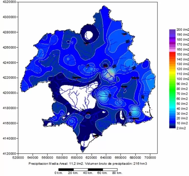 El Dominio Público Hidráulico no registra daños tras las lluvias de este lunes, según la CHS