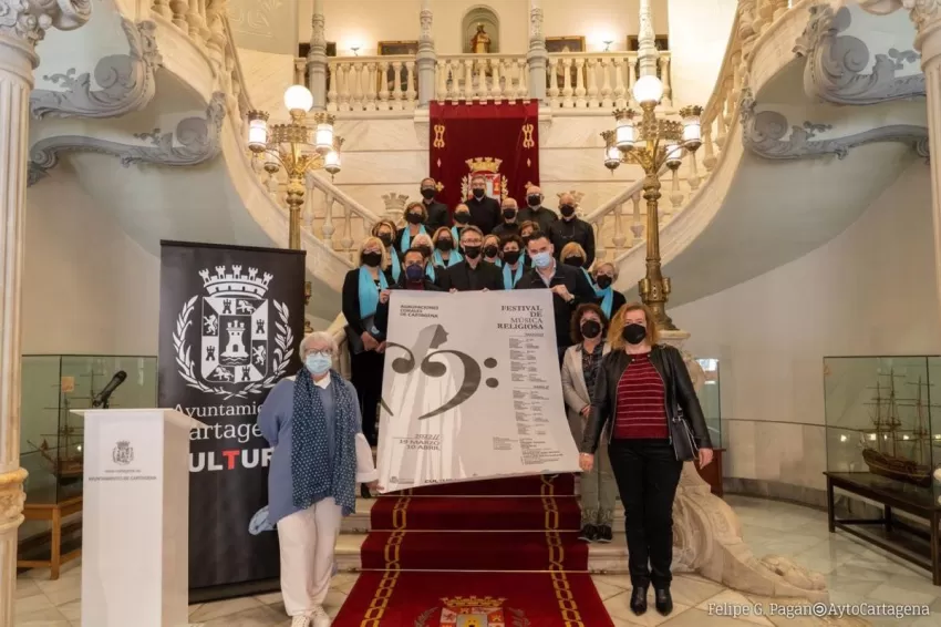 El Festival de Música Religiosa pone banda sonora a la Cuaresma con las actuaciones de cuatro corales de Cartagena