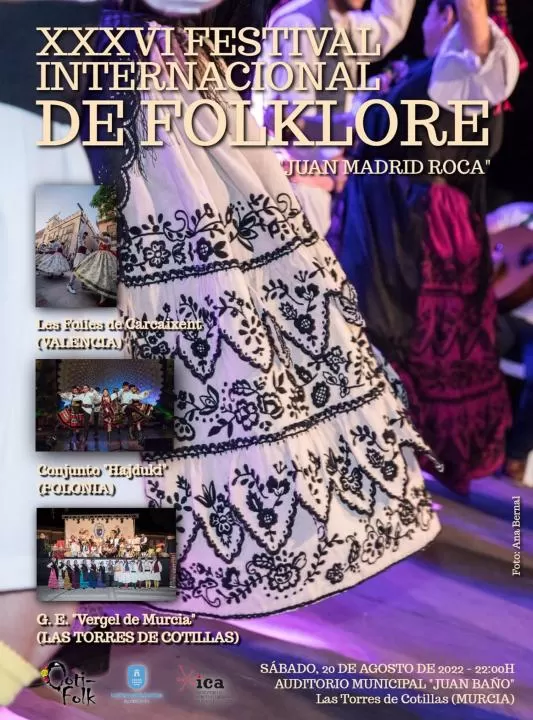 El Festival Internacional de Folklore de Las Torres de Cotillas celebra este sábado su 36 edición