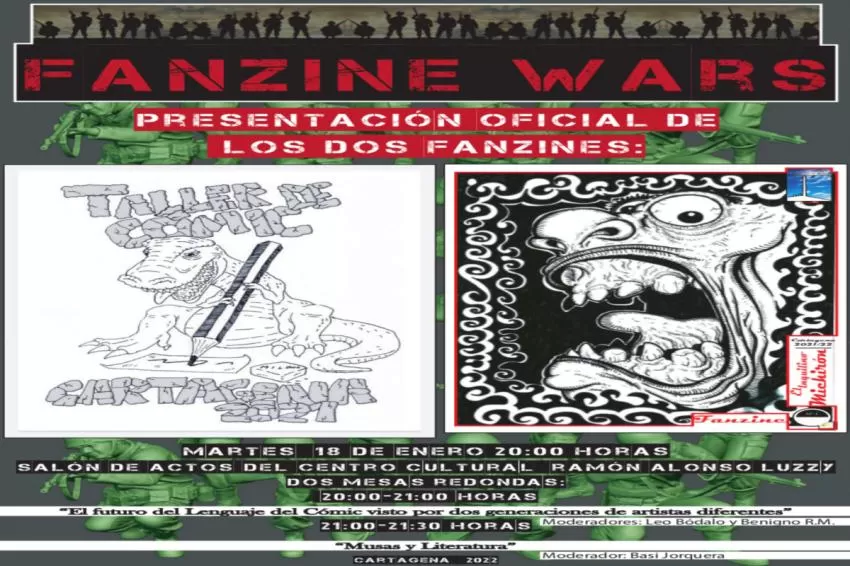 El Luzzy acoge este martes la presentación de dos fanzines de Cartagena