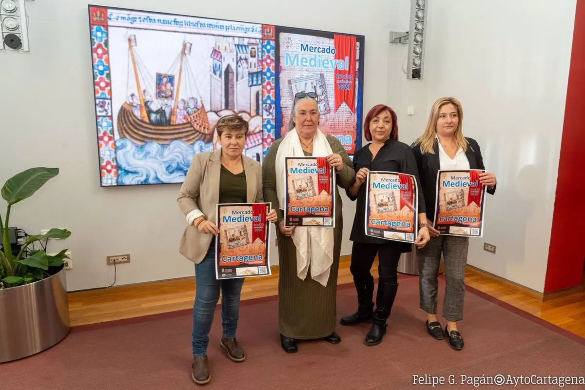 El Mercado Medieval trae este fin de semana a Cartagena más de un centenar de puestos de artesanía