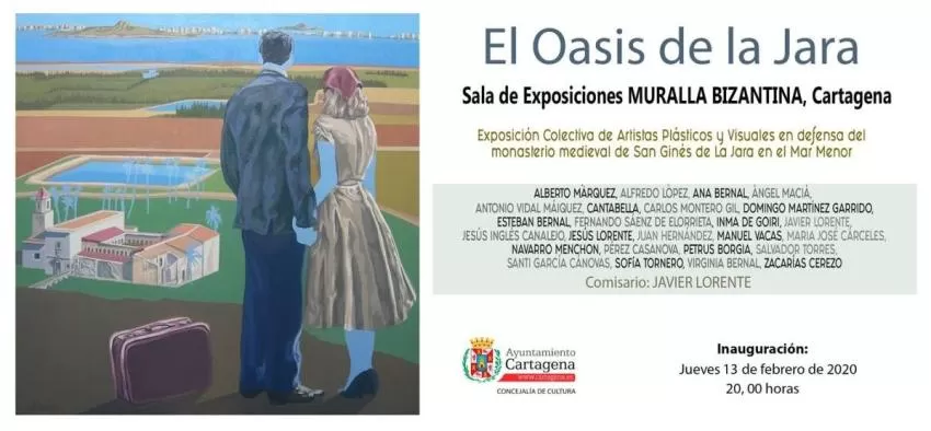 El Museo de la Muralla Bizantina acoge el arte plástico y visual con ‘El Oasis de la Jara’