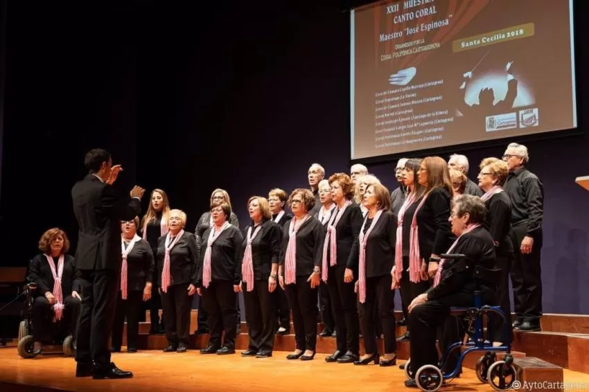 El Nuevo Teatro Circo reune este domingo a 7 corales de Cartagena y la Región por Santa Cecilia