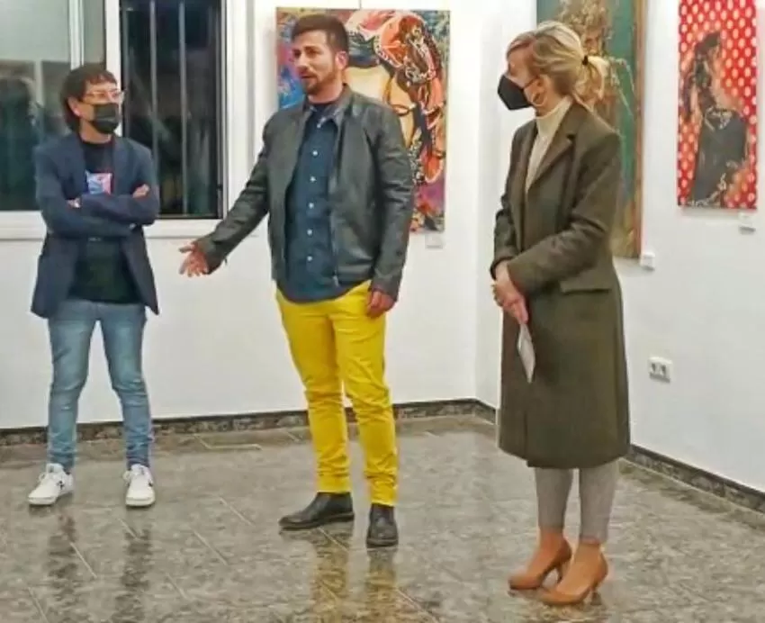 El pintor aguileño Pedro Juan Rabal lleva su 'Alma Flamenca' hasta la ciudad catalana de El Vendrell