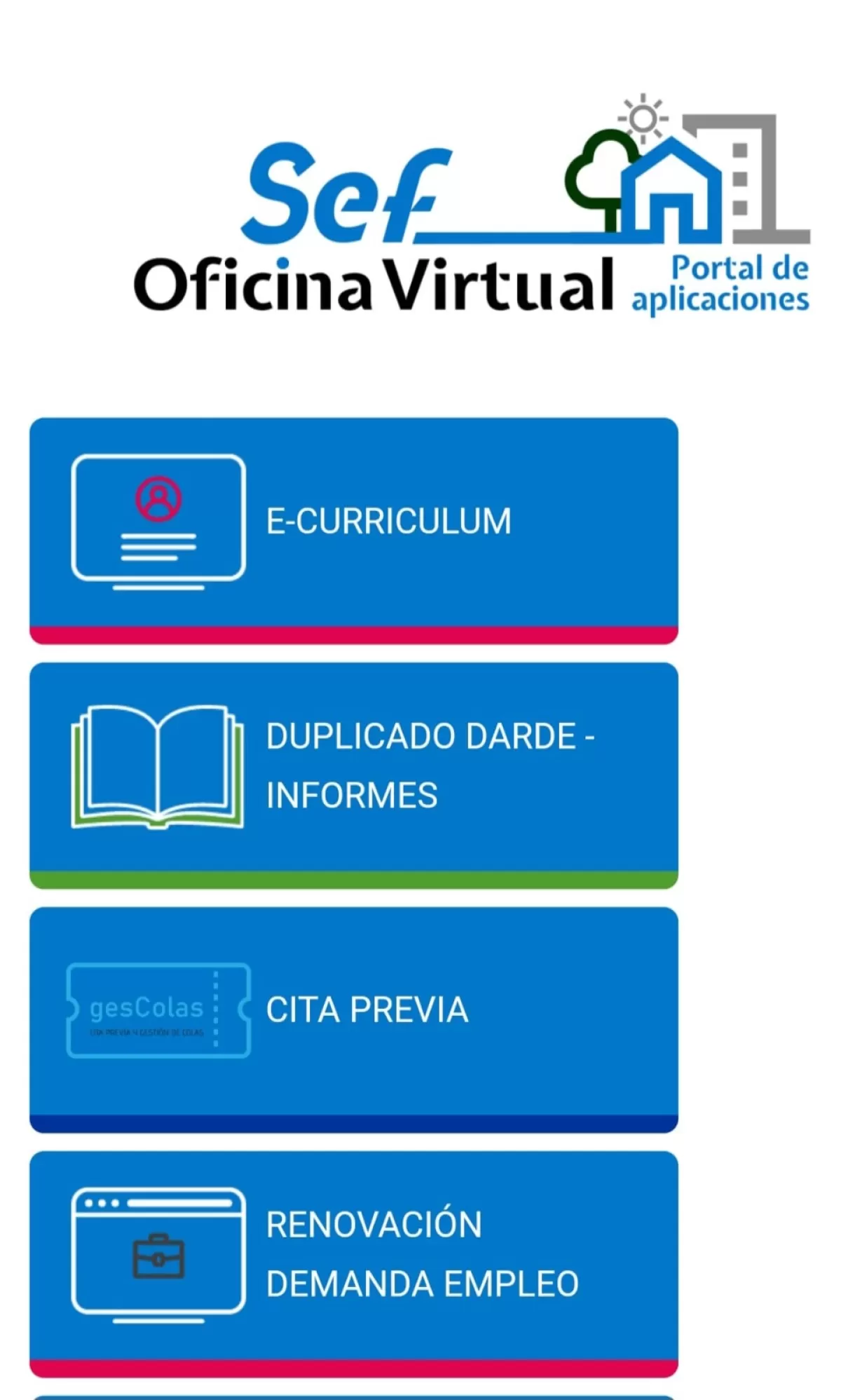 El SEF pone en marcha una nueva oficina virtual para facilitar la realización de trámites online