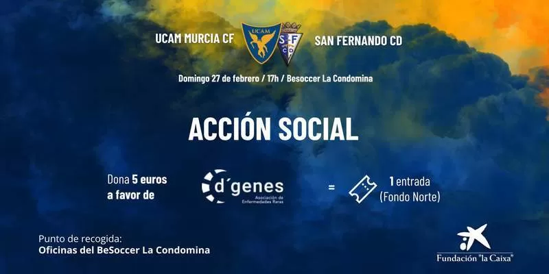 El UCAM Murcia y D´Genes se unen para el partido contra el San Fernando
