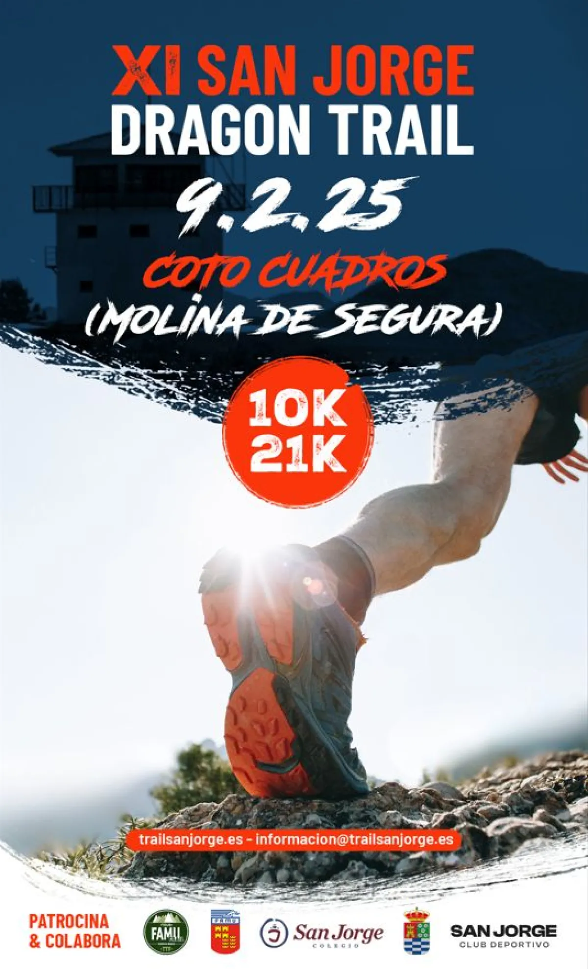 El XI San Jorge Dragon Trail tendrá lugar el domingo 9 de febrero