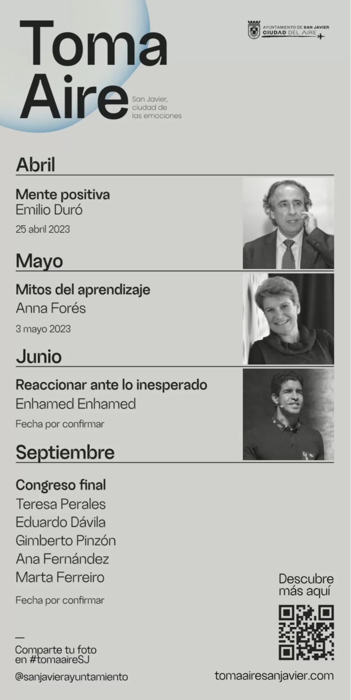 Emilio Duró inaugura el ciclo "Toma Aire" en San Javier, con aforo completo