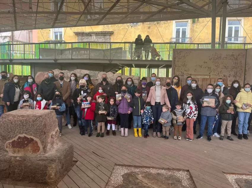 Entrega de juguetes de Playmobil en el Museo del Foro Romano