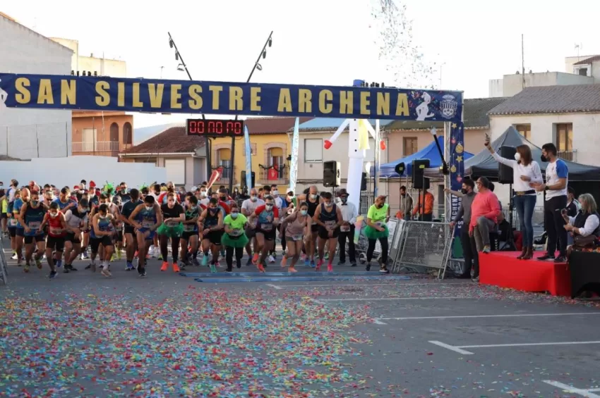 Éxito de participación en la carrera San Silvestre de Archena