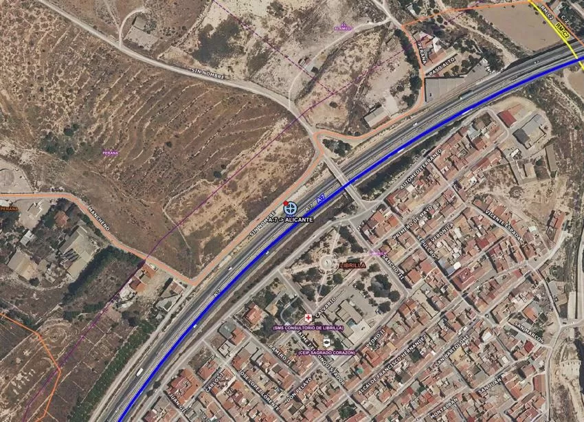 Fallece un niño de 13 años en un accidente de tráfico en la A-7 a su paso por Librilla (Murcia)