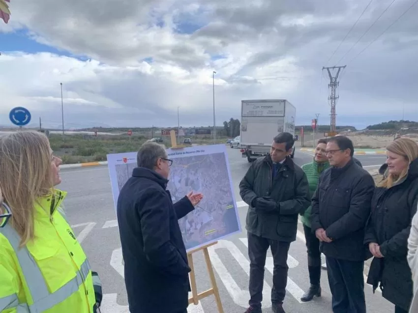 Fomento presenta la solución integral de acceso a la bahía de Mazarrón