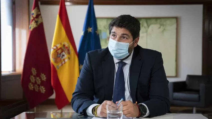 López Miras reclama 2.165 millones del fondo europeo al Gobierno central