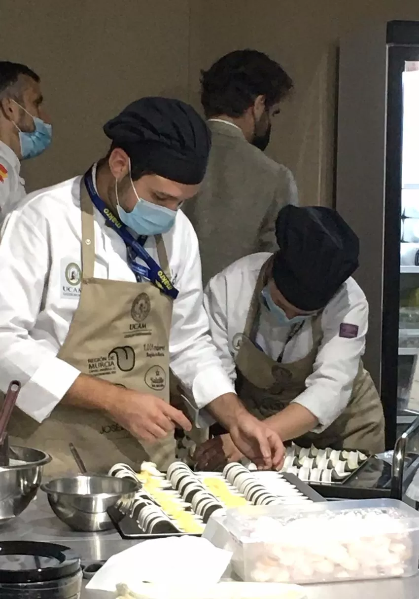 Gastronomía de la UCAM coordina el backstage de Madrid International Pastry, enmarcado en Madrid Fusión