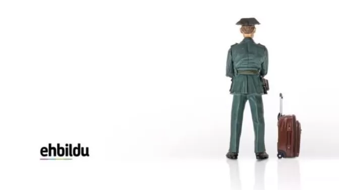 Guardias civiles instan a investigar como delito de odio una campaña de EH Bildu pidiendo su expulsión del País Vasco