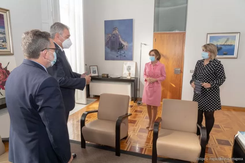 ISEN presenta el proyecto de ampliación de sus instalaciones en Cartagena al Gobierno municipal