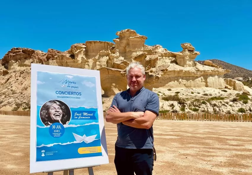 José Mercé actuará junto a las Erosiones de Bolnuevo el viernes 30 de julio