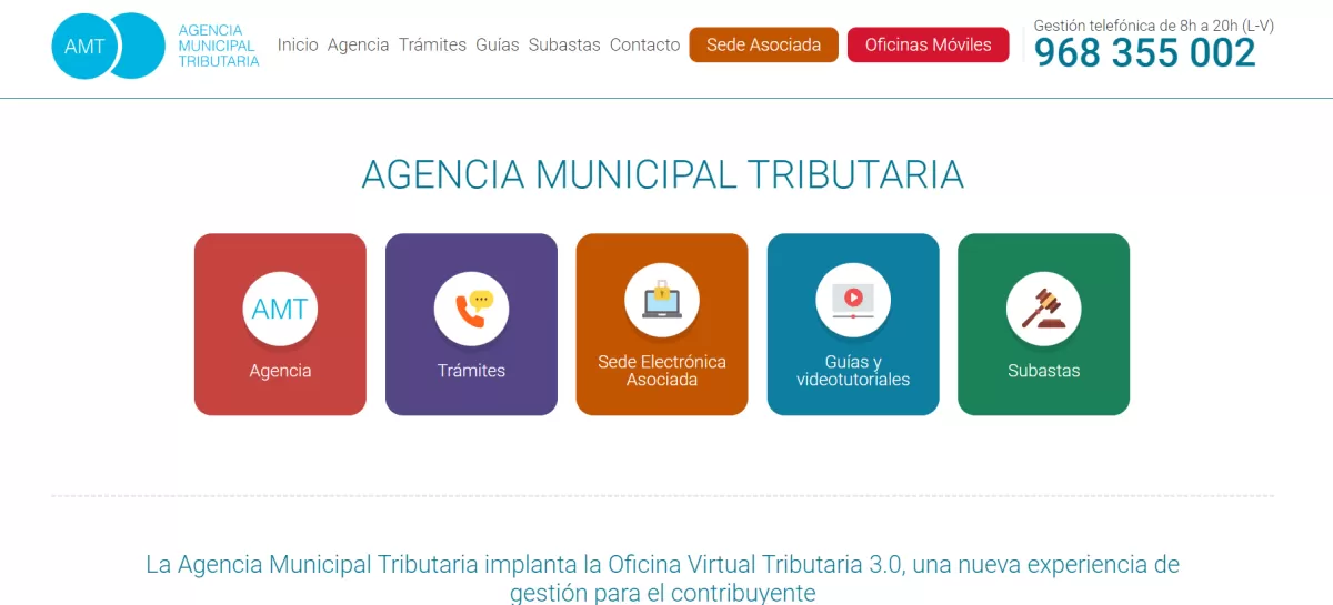La Agencia Municipal Tributaria de Murcia integra el acceso a la herramienta 'NOTIFIC@'