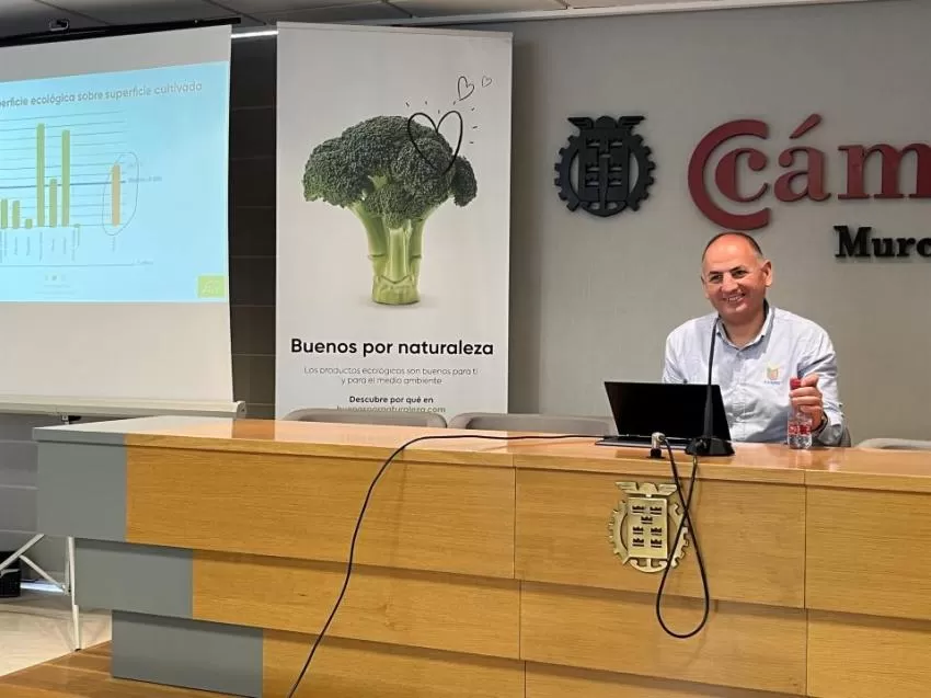 La agricultura ecológica representa el 28,7% de la superficie cultivada en la Región de Murcia