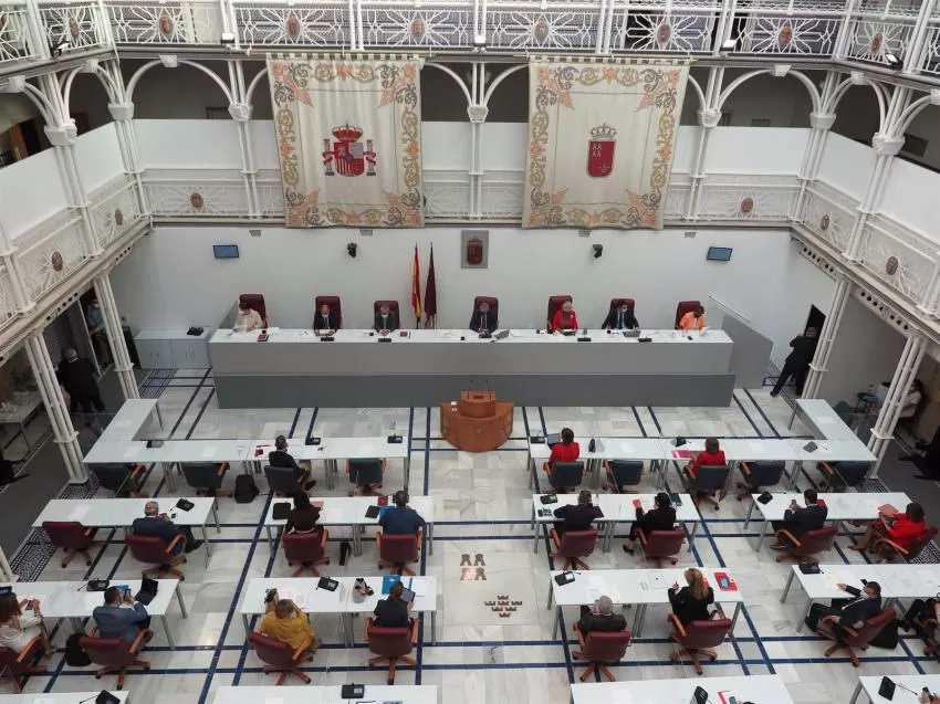 La Asamblea Regional muestra su apoyo a La Palma