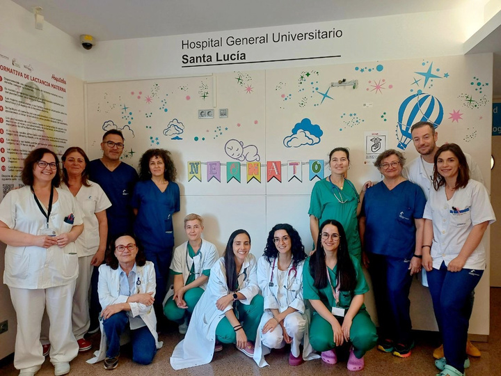 La asistencia al nacimiento y la lactancia en la unidad neonatal del hospital Santa Lucía recibe un nuevo reconocimiento